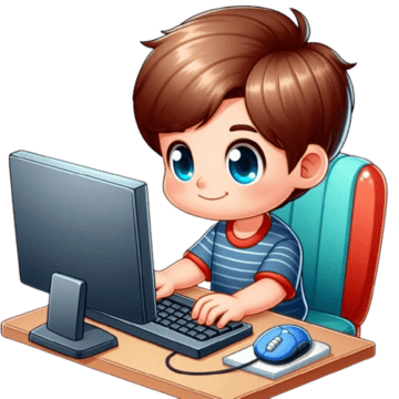 AI Powered Marketing Automation System Pngtree Clipart Of Boy Using Computer Png Image 13125427