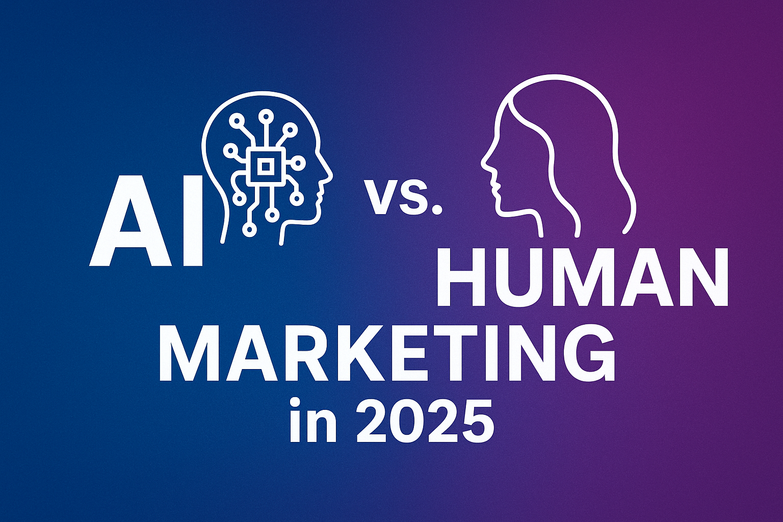 ai vs. human marketing in 2025